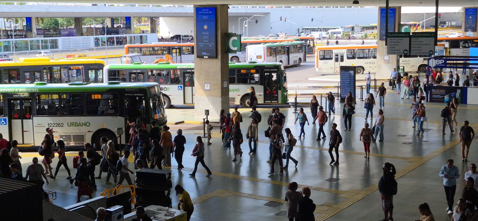 Frotas de ônibus do DF terão reforço para jogo do Brasil neste domingo (5)